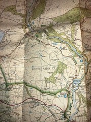 Vintage Ordnance Survey Outdoor Leisure Yorkshire Dales 1988 Map