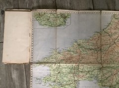 RAC Road Map – 1/4 inch ~ England & Wales ~Sheet 4 S. Wales & Severn – Linen