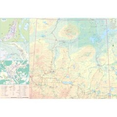Canada 1:1,000,000 ITMB Alberta Travel Reference Map