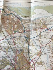 1997 Ordnance Survey Landranger Map 117 Chester And Wrexham (incl Ellesmere Port