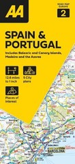 AA Road Map Spain & Portugal (Map) AA Road Map Europe Series