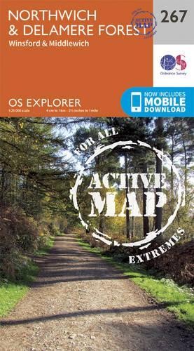 Northwich and Delamere Forest (Map) OS Explorer Active Map