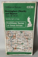 Ordnance Survey Pathfinder Map – Nottingham (North) & Ilkeston – 1979