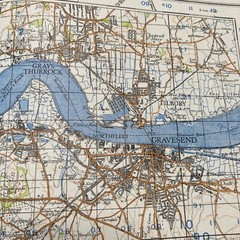 SE LONDON & SEVENOAKS Second War Revision Sheet 115, 1940 OS Map WWII WW2 Kent