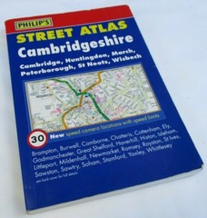 Philip’s Street Atlas Cambridgeshire Pocket Edition Paperback