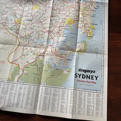 Gregory’s Sydney Suburban Map 15 Vintage 32nd Edition
