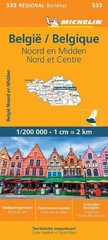 Michelin Belgium North & Central – Michelin Regional Map 533 (Map)