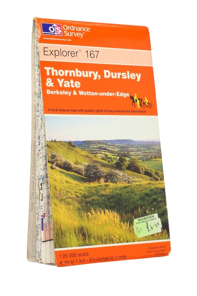 Thornbury, Dursley & Yate, Ordnance Survey Explorer 167, 1:25 000 scale
