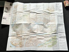 Ordnance Survey Landranger Map – Glen Carron – Sheet 25 – 1985
