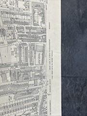 Ordinance Survey 25 Inch To The Mile Large Scale Map 1938. Chiswick. London