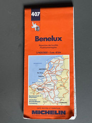 Michelin Map, 553,Benelux Countries, 1995