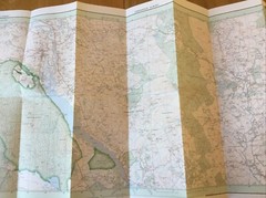 1986 Ordnance Survey Pathfinder Map 528 NX 67/77 New Galloway (incl Corsock )