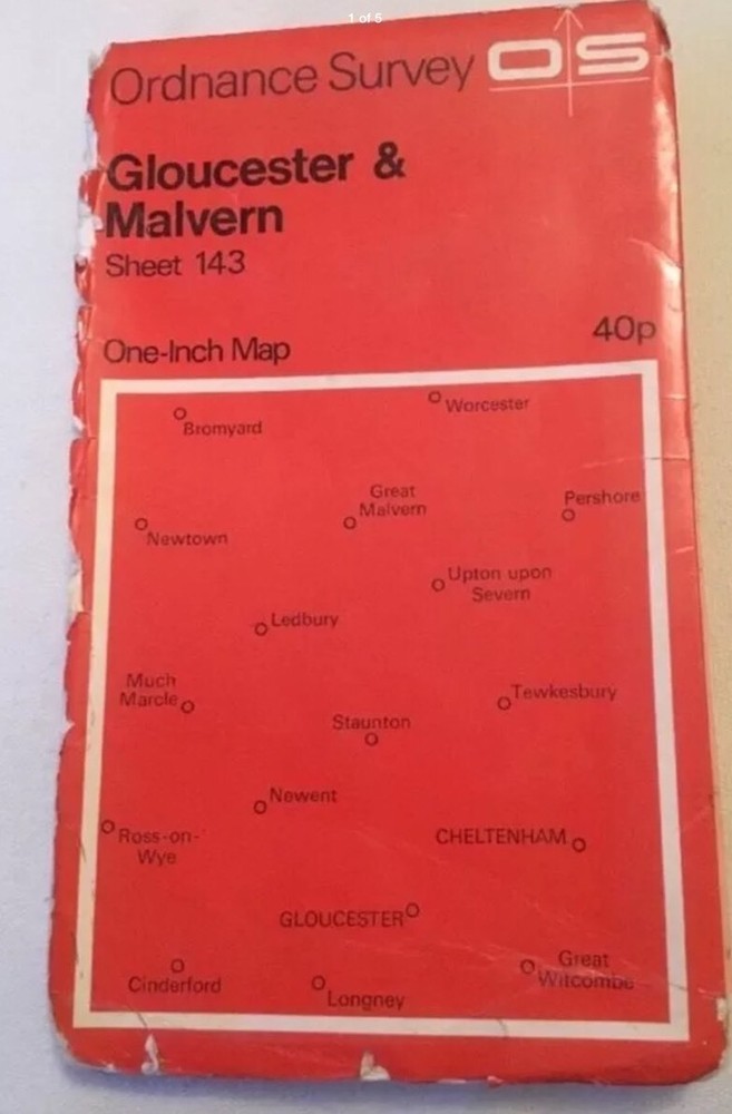 1968 Ordnance Survey One Inch Map Of Gloucester And Malvern – Sheet 143