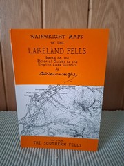 Wainwright Maps of the Lakeland Fells by Alfred Wainwright – Southern Fells.