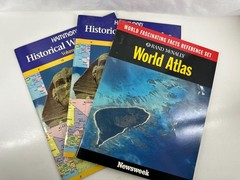 3 Book Atlas Bundle (1991–2002) Hammond & Rand McNally World Geography