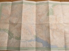 1990 Ordnance Survey Pathfinder Map 221 NH 01/11 Upper Glenshiel