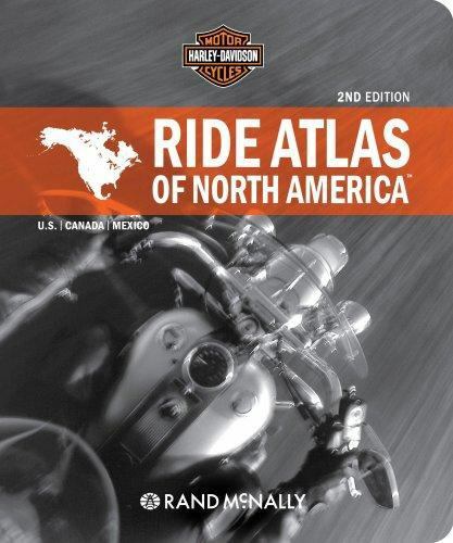 Harley Davidson Ride Atlas of North America by Rand McNally Staff (2007, …