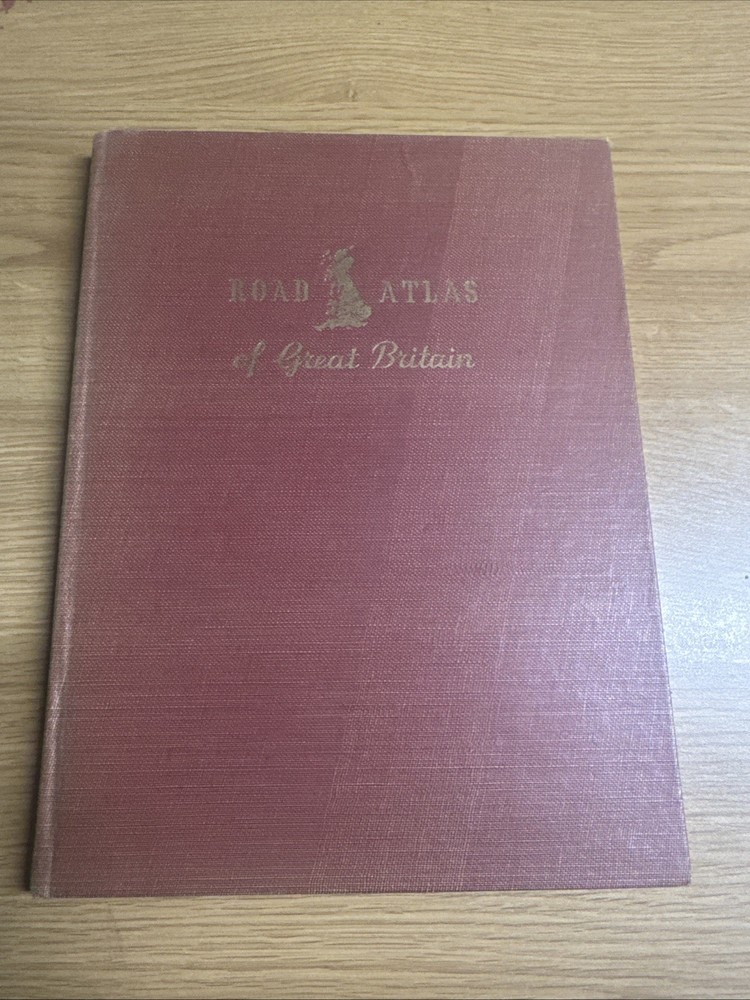 Vintage 1985 Cased Road Atlas of Great Britain – Roadmaster by John Bartholomew