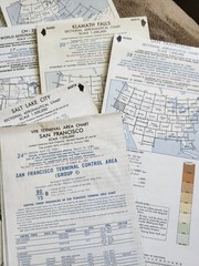 NOAA and FAA Sectional Aeronautical Charts Maps World & USA 1972-2005 and More..