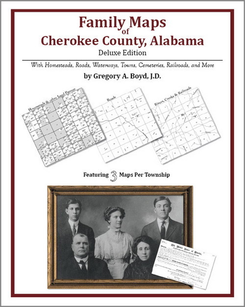 Family Maps Cherokee County Alabama Genealogy AL Plat