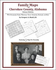 Family Maps Cherokee County Alabama Genealogy AL Plat