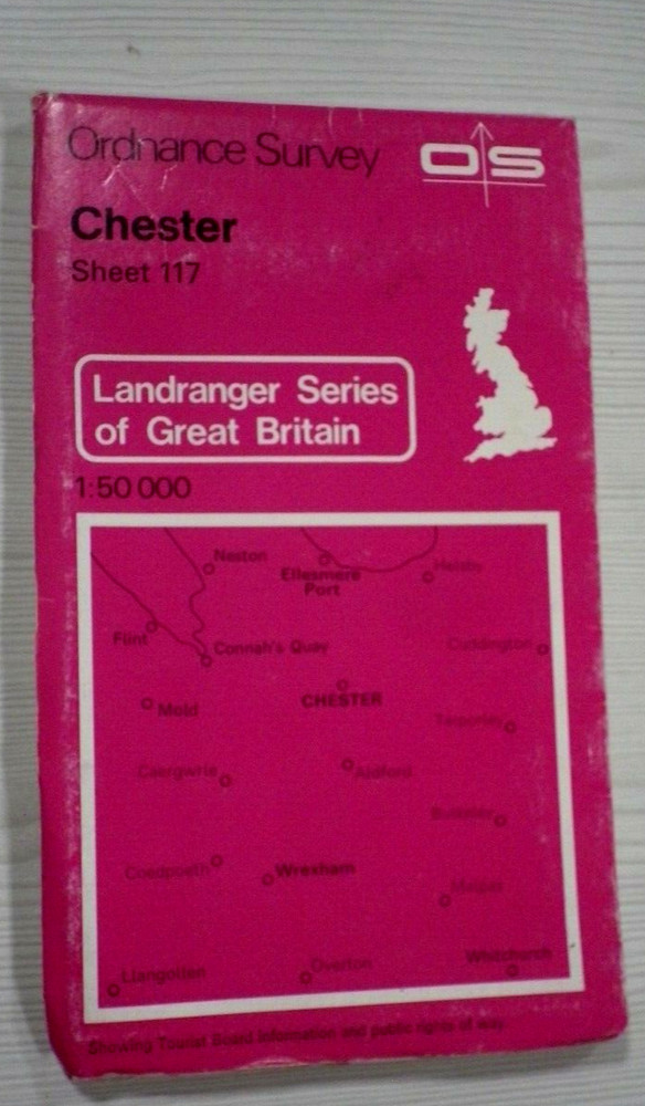 Ordnance Survey Map Sheet 117 Chester (1:50 000 Map)