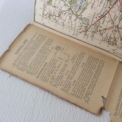 Vintage Ordnance Survey – Derby Nottingham Leicester 121 – Cloth map – 81x69cm