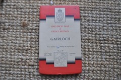 GAIRLOCH No 19 1958 CLOTH Seventh Series Ordnance Survey One Inch Map