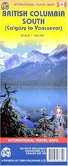 BRITISH COLUMBIA SOUTH (CALGARY TO VANCOUVER) MAP BY ITMB By International NEW