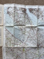 Vintage OS One Inch Map -Chester – Sheet 109 -1947 – Ordnance Survey