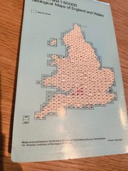 Geological survey map Wells Ordinance Survey Solid & Drift Sheet 280 1963