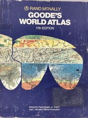 Goode’s World Atlas 17th Edition (1988, Softcover) Rand McNally (CM)