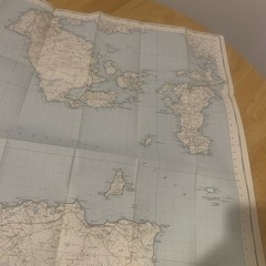 Ordnance Survey One Inch Map 7 Seventh Series Pentland Firth 1959 OS