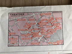 London Geographia vintage map, Circa 1970s
