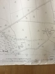 1910 Ordnance Survey 25 Inch To 1 Mile Sheet Map Of Lylestone, Ayrshire