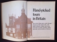 Hand-Picked Tours in Britain, 1975 1st Edition, Reader’s Digest HB