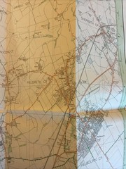 1993 Ordnance Survey Pathfinder Map 1026 TL 24/34 Royston In Herts (inc Meldreth