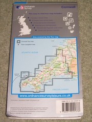 OS Ordnance Survey Tour Map: Cornwall – 1:100,000 – 2013