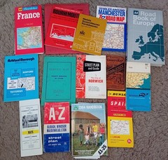 LARGE Job Lot of Vintage 1960’s 1970’s 1980’s Touring UK Regional & London Maps