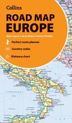 Collins Road Map of Europe by Collins Maps (Sheet map, folded)