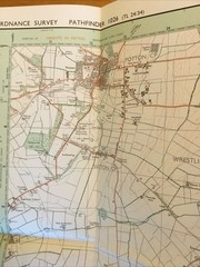 1993 Ordnance Survey Pathfinder Map 1026 TL 24/34 Royston In Herts (inc Meldreth