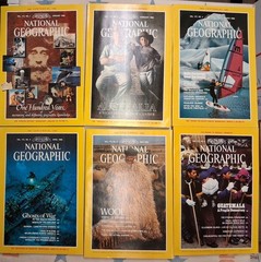 1988 National Geographic Magazine Full Year ~ 12 Issues ~ Good Condition