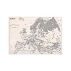 Europe Map Geography Poster Print 36*24in