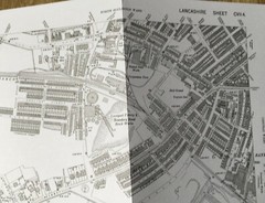Godfrey Edition Old Ordnance Survey MAP of ST HELENS (SW) 1906 Lanc Sheet NEW