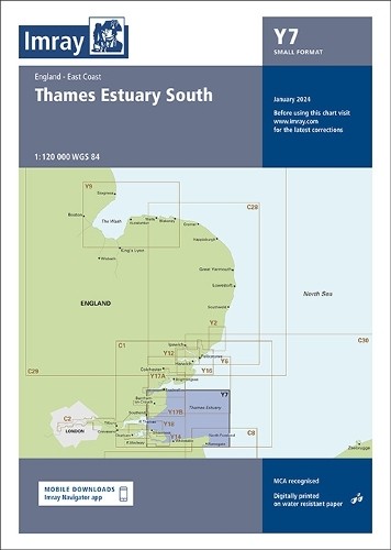 Imray Y Series Imray Chart Y7 (Map) Y Charts