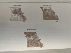 Historical Atlas of Missouri Maps Politics Slavery Agriculture Rafferty 1982