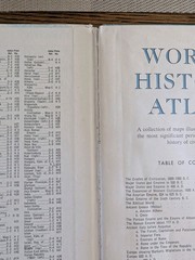 Vintage Hammond – Atlas Of World History Hardcover -1981 Color Historical Maps