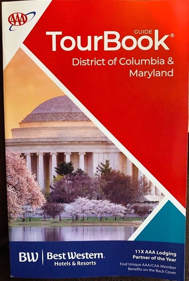 District of Columbia Washington DC Maryland Tour Book Guide Maps Events Hotels