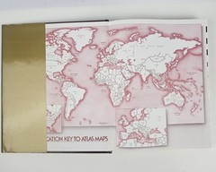 AAA World Atlas 1992 Hammond Incorporated Hardcover Reference Book Maps