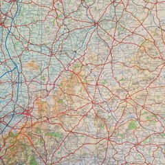 Ordnance Survey Quarter-Inch Map, Sheet 13: The Midlands (1974).
